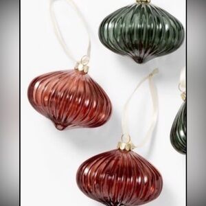 3-Piece Colored Glass Ornaments from Threshold™ designed with Studio McGee